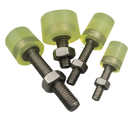 Industrial PU Rubber Roller Polyurethane Rubber Wheel Abrasion Resistant