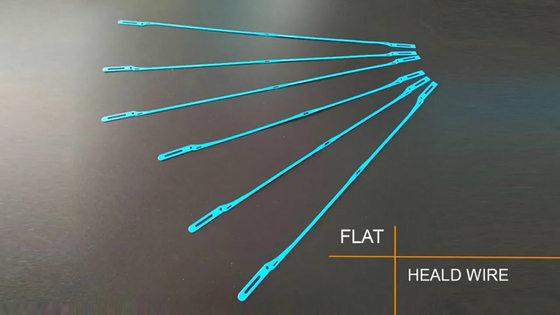 Water Jet Loom Parts 0.6mm 280 O Heald Wire