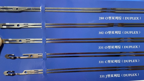 Picanol Air Jet Loom Spare Parts Stainless Steel Wire Heald Heddle Weaving