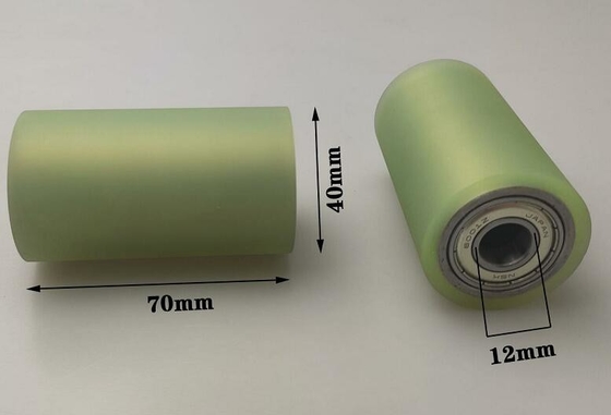 Narrow Loom PU Rubber Roller Polyurethane Rubber Roller Wheel Non Degumming