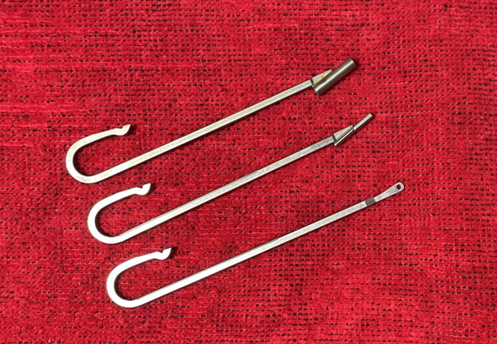 Warp Knitting Machine Spare Parts With Double Needle Bed Special Pipe Needle Dropper